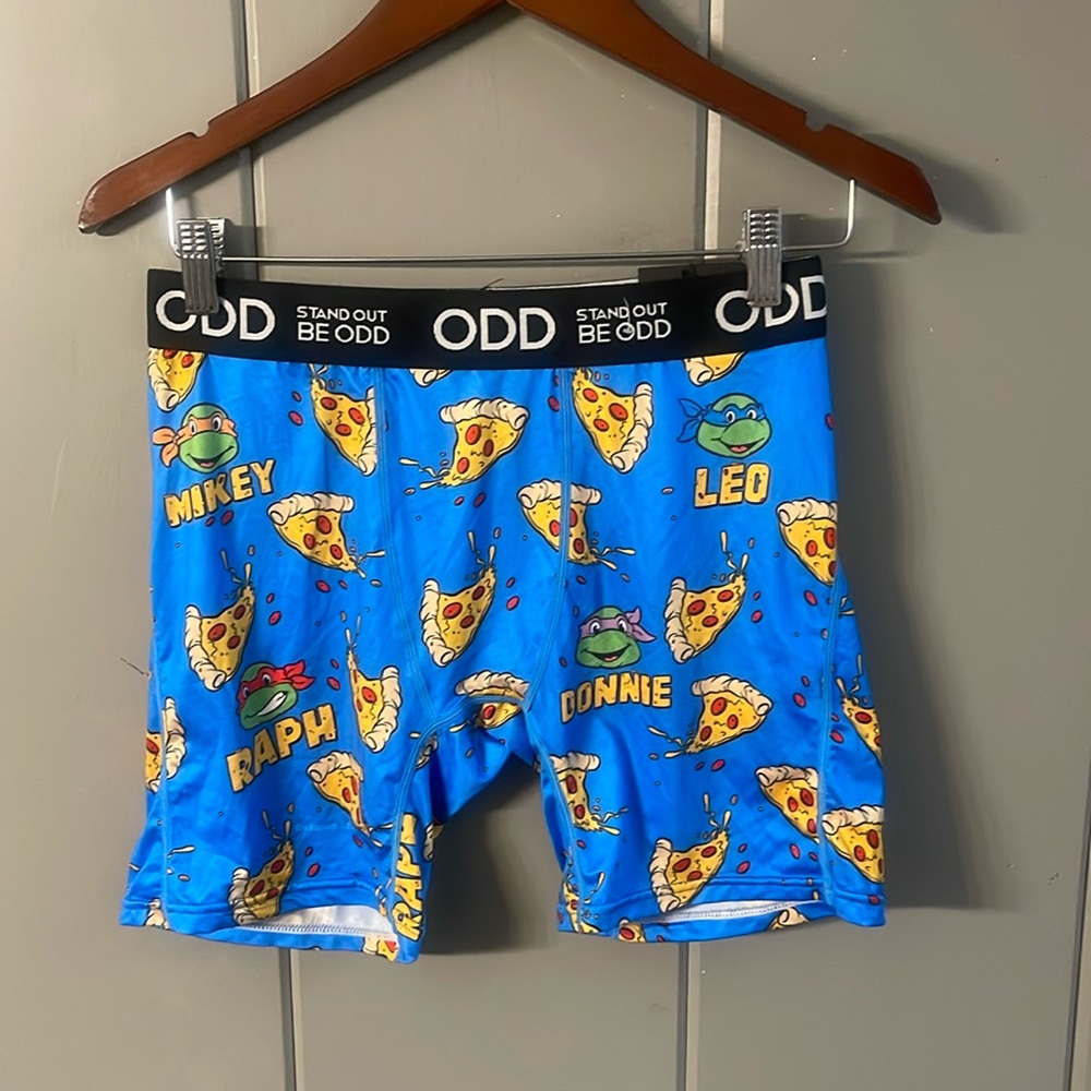 NWTS Teenage Mutant Ninja Turtles Stand Out Be ODD Men's Boxer Briefs Medium
